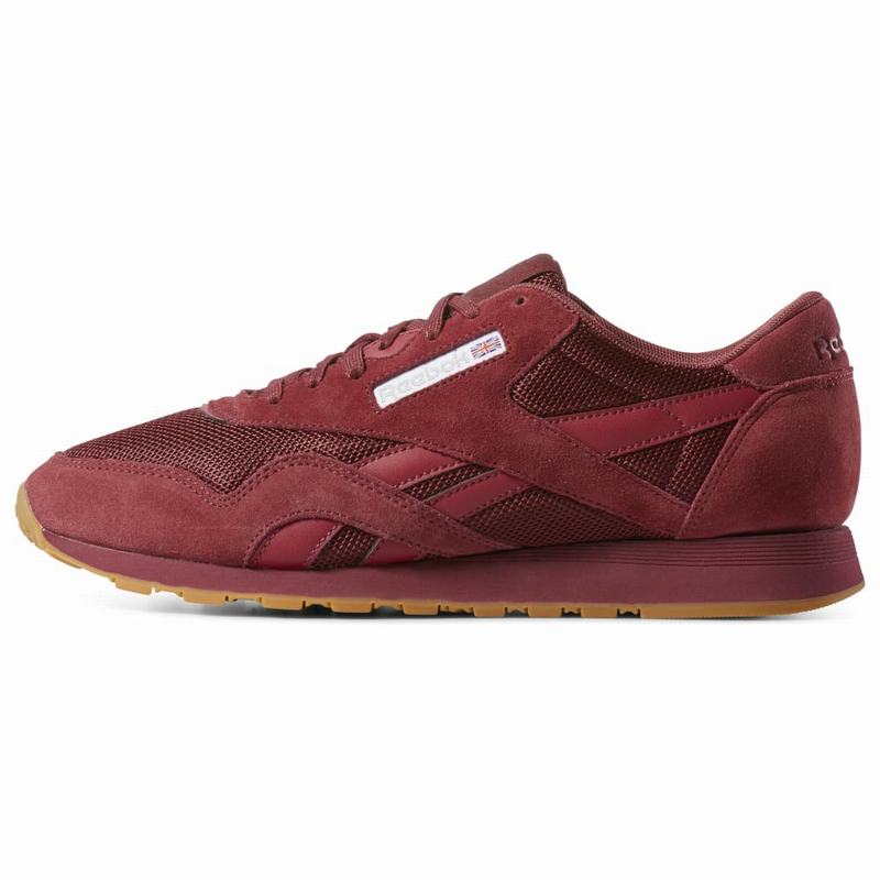 Reebok Classic Nylon Tenisky Panske - Červené/Biele/Siva VU9837PR